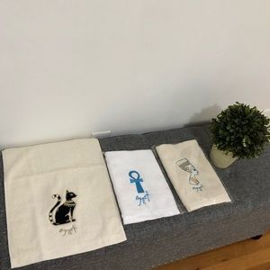 100% Egyptian Cotton Embroidered towels